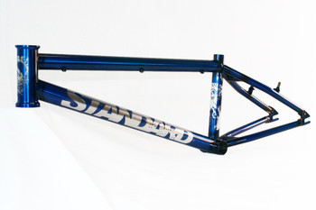 Standard 125R Model Frame in Trans Blue for BMX Racing