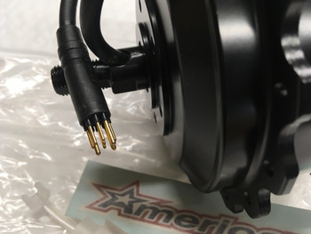 The Mahle X35 Hub motor for ebike connection wire