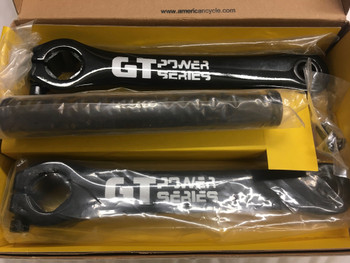 GT Power Series Cranks New in Black Aluminum