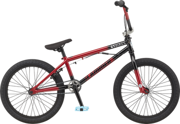 GT Smaller Red Freestyle BIke